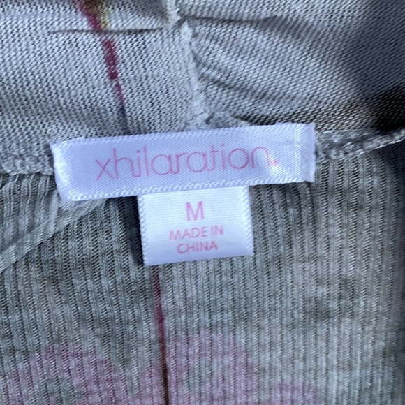 Xhilaration Drape Front open Boho Cardigan with long sleeves, size M - Picture 5 of 5